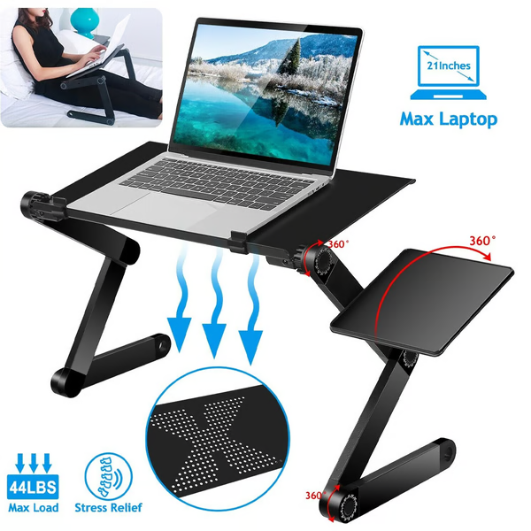 Laptopständer | Verstellbar | Ergonomisch | 360° | Multifunktional | Leicht-Luzern Mode