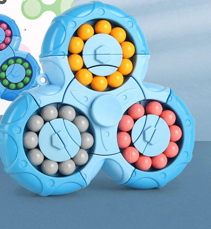 Fidget Spinner | 360° Drehbar Konzentration Stressabbau Fokus-Blau-Luzern Mode