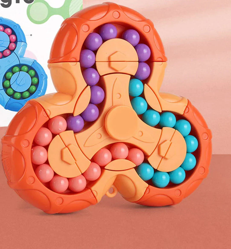 Fidget Spinner | 360° Drehbar Konzentration Stressabbau Fokus-Orange-Luzern Mode