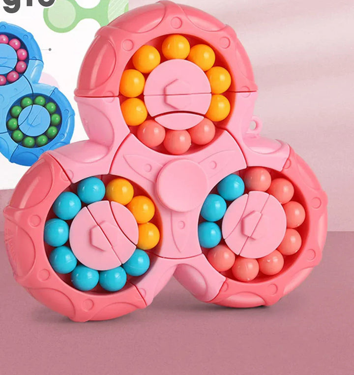 Fidget Spinner | 360° Drehbar Konzentration Stressabbau Fokus-Rosa-Luzern Mode