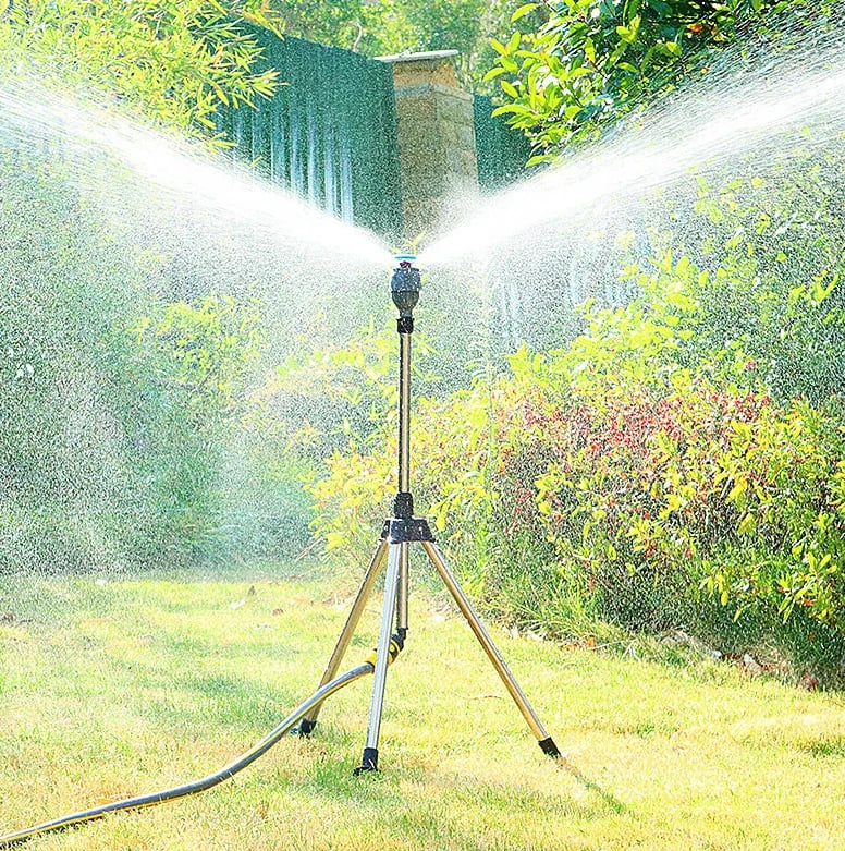 Gartensprinkler | 360° | Vielseitig | Langlebig | Wetterfest | Effizient-Luzern Mode
