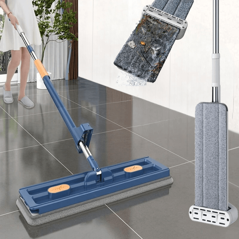 Rotierender Mopp | 360° Verstellbar Leicht Mikrofaser Langlebig-Blau-Luzern Mode
