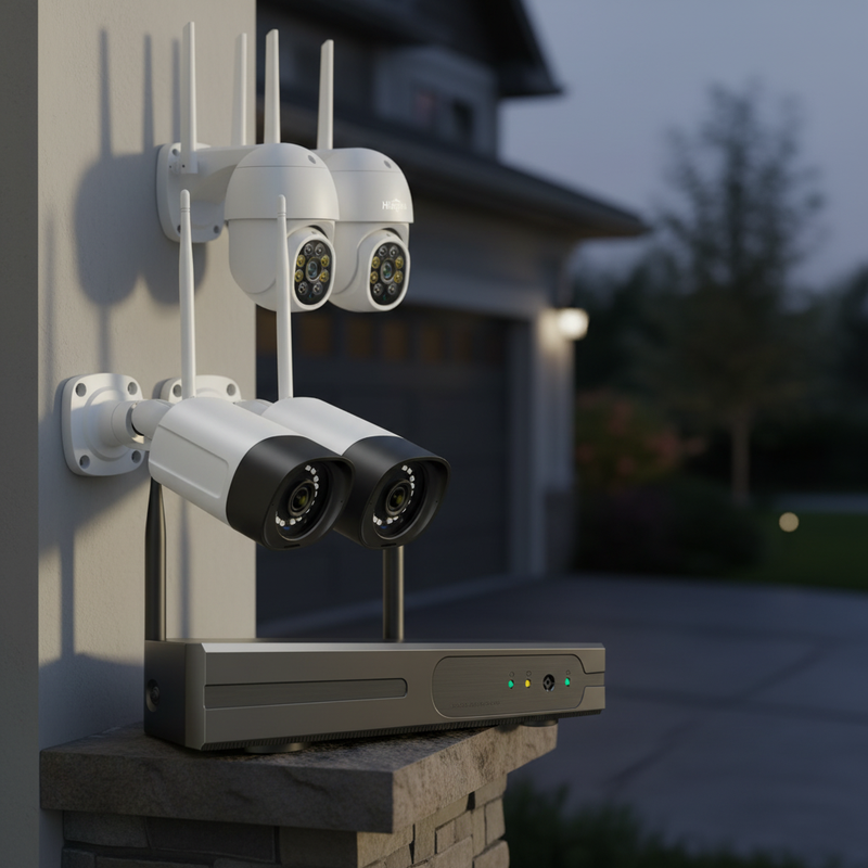 3MP Bullet Und PTZ Kameraset - Surveilix