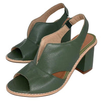Damen Ledersandalen mit Absatz & Komfortfußbett – Selina