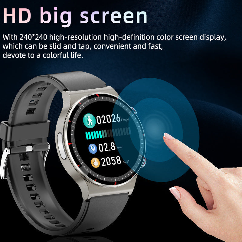 EKG Smartwatch mit Blutsauerstoff- und Herzfrequenzsensor – CardioTrack