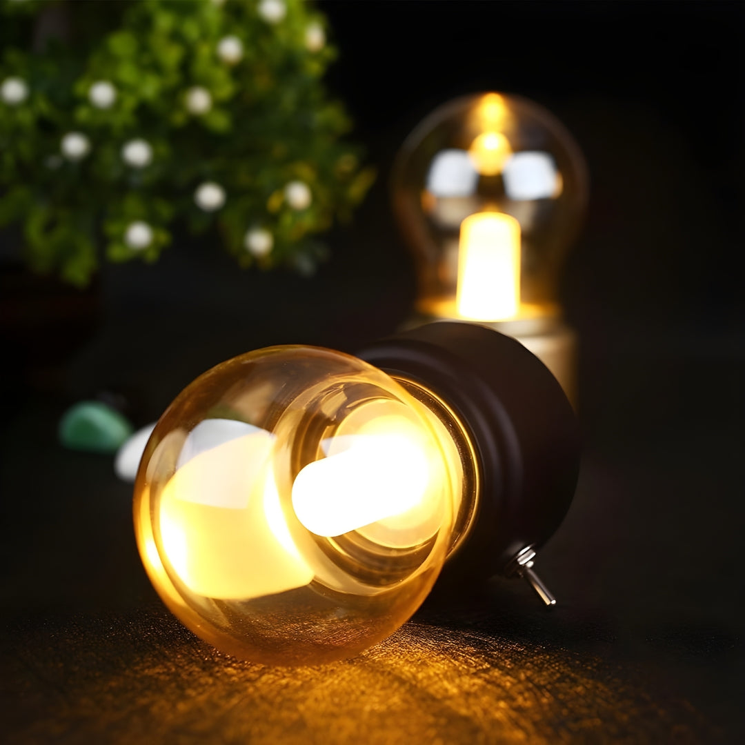 Tragbare Retro Tischlampe - LumiRetro