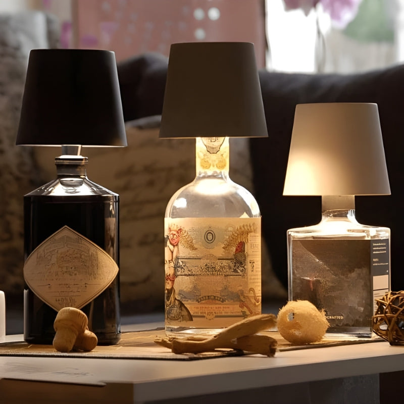 Trendige Flaschenlampe - GlowBottle