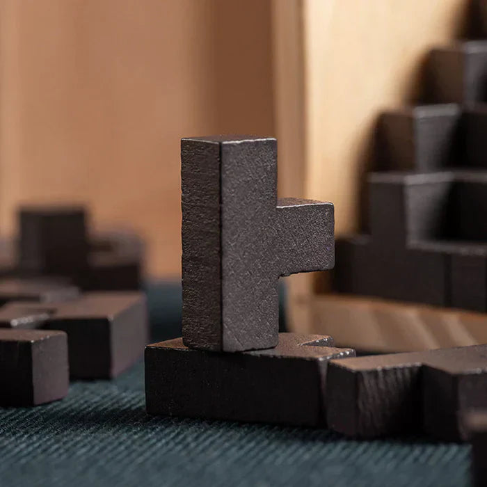 3D Puzzleblock | Holz Langlebig Lehrreich Herausfordernd Vielseitig Logik-Luzern Mode