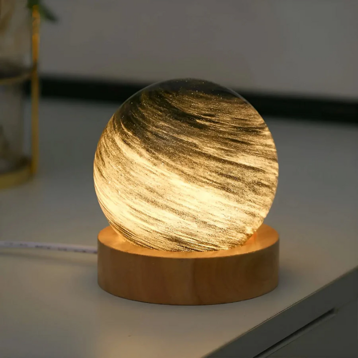 3D Mini-Planetenlampe | Einzigartig Vielseitig Stimmungsvolles Licht Langlebig Stilvoll Holz-Pluto-Luzern Mode