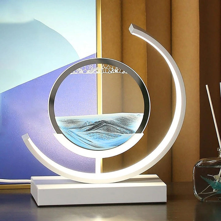 Tischlampe | Sandmuster Modern Stilvoll Einzigartig Stimmungsvolll Vielseitig-Luzern Mode