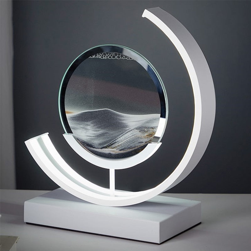 Tischlampe | Sandmuster Modern Stilvoll Einzigartig Stimmungsvolll Vielseitig-Luzern Mode