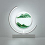 Tischlampe | Sandmuster Modern Stilvoll Einzigartig Stimmungsvolll Vielseitig-Grün-Weiß-Luzern Mode