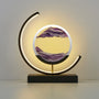 Tischlampe | Sandmuster Modern Stilvoll Einzigartig Stimmungsvolll Vielseitig-Violett-Schwarz-Luzern Mode
