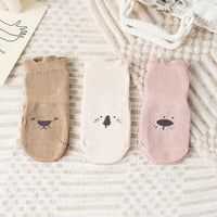 Damen Socken Set mit Tiermotiven - 3 Paar Baumwolle-Set A-0-1 jaar (S)-Luzern Mode