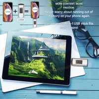 4-in-1 Flashlaufwerk | Universell | Kompakt | Sicher | USB-C | Lightning-Luzern Mode