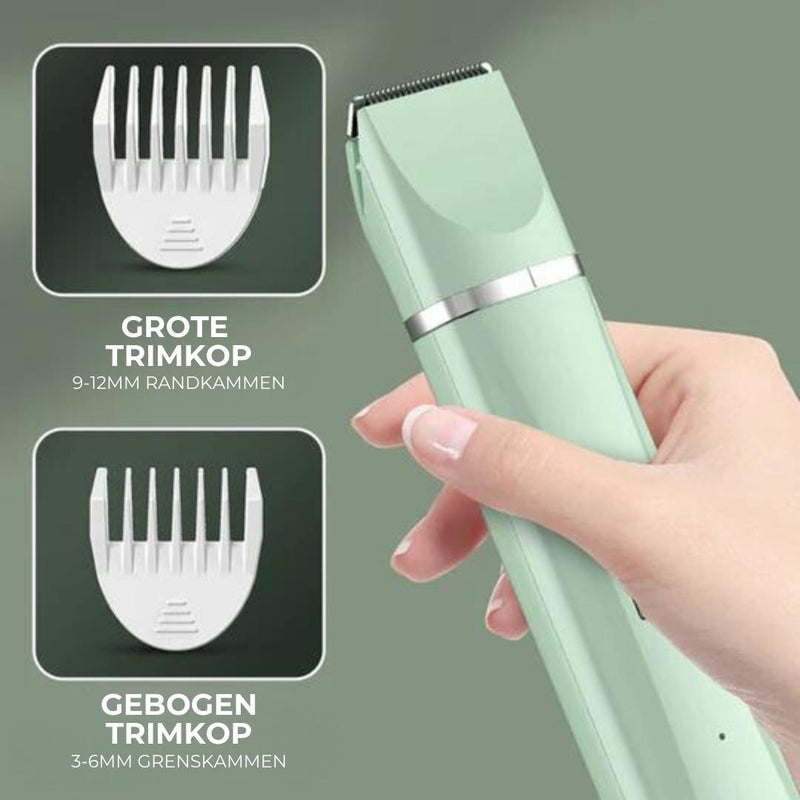 Haustier-Trimmer | 4-in-1 Leise Edelstahl Stressfrei Aufladbar Kabellos-Luzern Mode