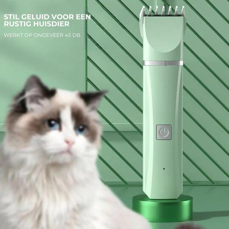Haustier-Trimmer | 4-in-1 Leise Edelstahl Stressfrei Aufladbar Kabellos-Luzern Mode