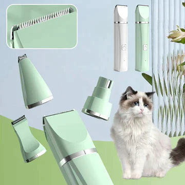 Haustier-Trimmer | 4-in-1 Leise Edelstahl Stressfrei Aufladbar Kabellos-Luzern Mode