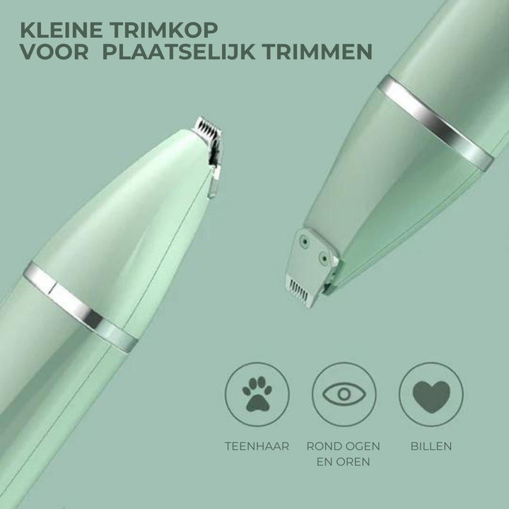 Haustier-Trimmer | 4-in-1 Leise Edelstahl Stressfrei Aufladbar Kabellos-Luzern Mode