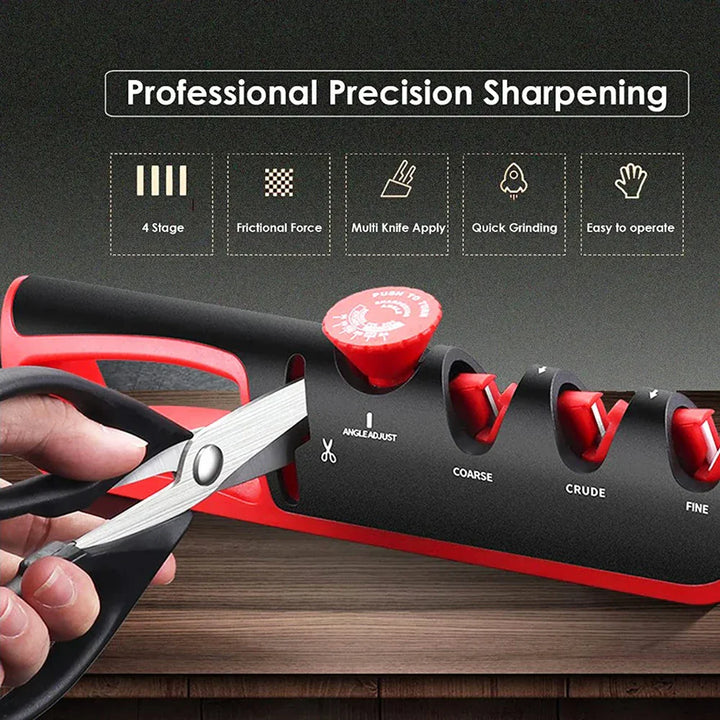 Messerschärfer | Multifunktional Praktisch Vielseitig 4-in-1 EdgeSharp-Luzern Mode