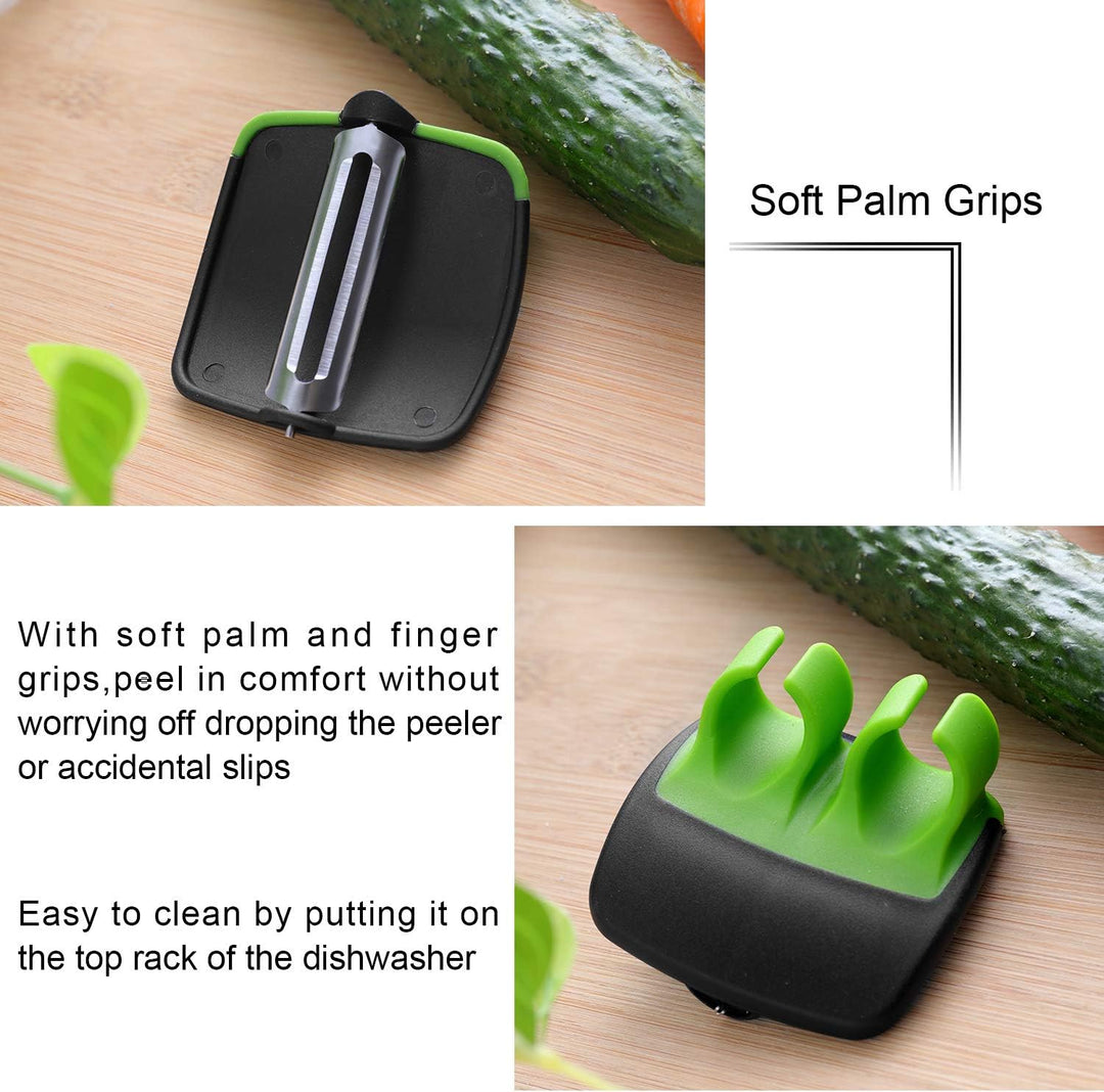 Finger-Schäler-Set | 4-teilig Ergonomisch Langlebig Komfortabel Kompakt-Luzern Mode