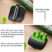 Finger-Schäler-Set | 4-teilig Ergonomisch Langlebig Komfortabel Kompakt-Luzern Mode