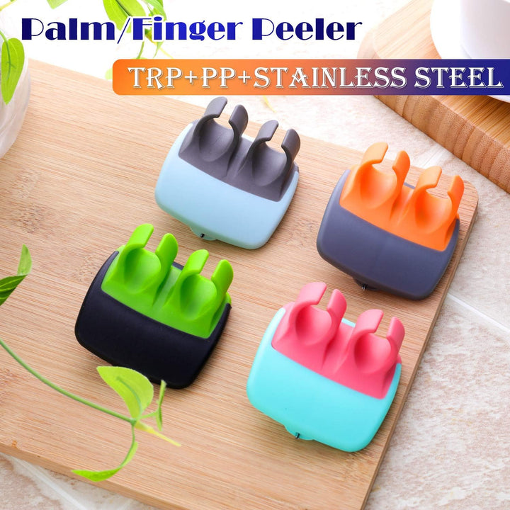 Finger-Schäler-Set | 4-teilig Ergonomisch Langlebig Komfortabel Kompakt-Luzern Mode