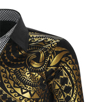 Herrenhemd mit goldenen Details – Darius