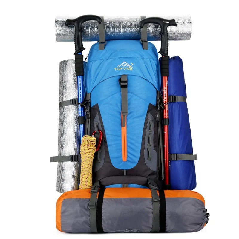 TOF VNR Trekkingrucksack 65L - Wasserdicht & Robust-Luzern Mode