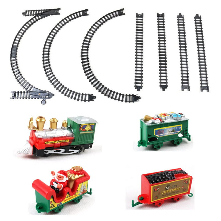 Elektrische Weihnachtsbaum-Eisenbahn für festliche Deko – FestExpress
