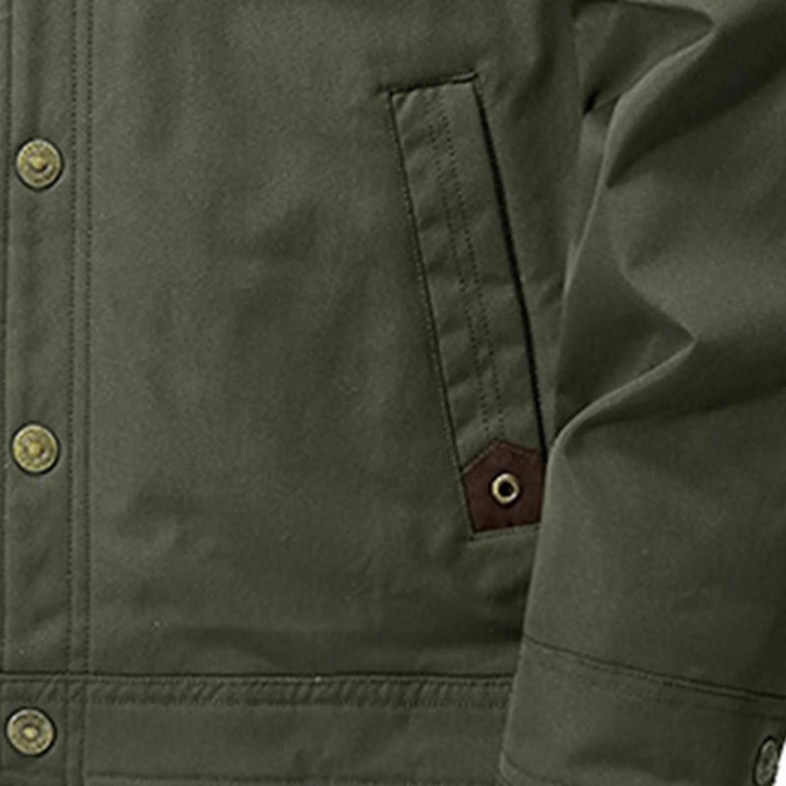 Herren Gelegte Outdoor Winterjacke – Gefüttert mit Wollinnenfutter – Danny