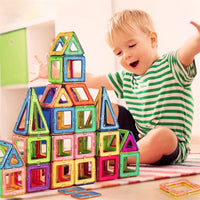 Magnetische Konstruktionsbausteine für Kinder – Lernspiel mit 118/148 Teilen