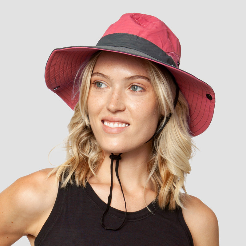 Atmungsaktiver UV-Schutz Damen Sonnenhut Faltbar mit Pferdeschwanzöffnung – Liane (Buy 1, Get 1 GRATIS)