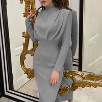 Bodycon Midi Kleid mit Turtleneck – Valeria