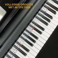 Abnehmbare Notenlabels aus Silikon für 88-Tasten-Pianos und Keyboards