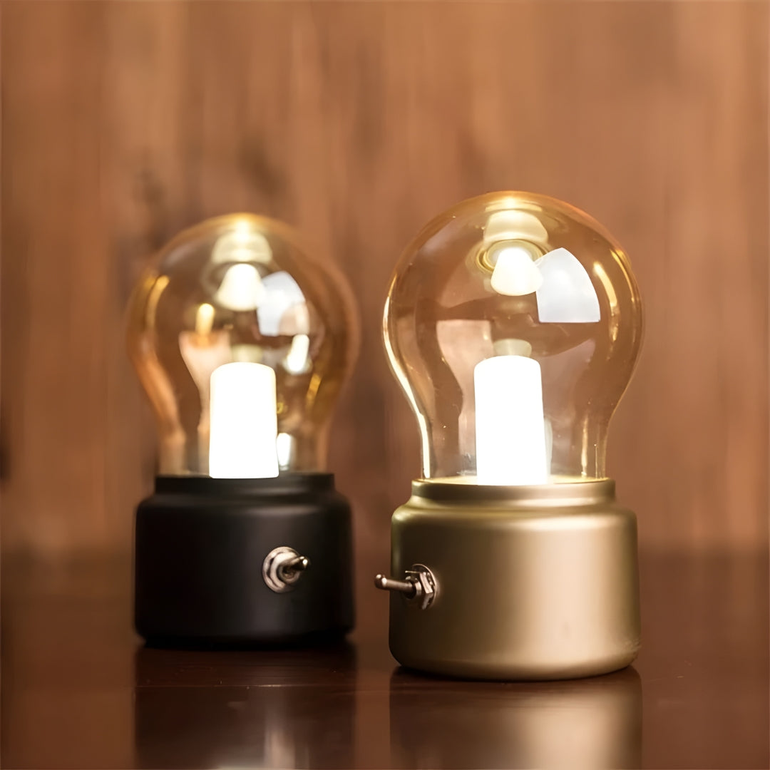 Tragbare Retro Tischlampe - LumiRetro