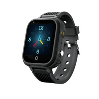 Kinder-Smartwatch | GPS 4G Sicheres Tracking Langlebig Vielseitig Geschenk-Schwarz-Luzern Mode