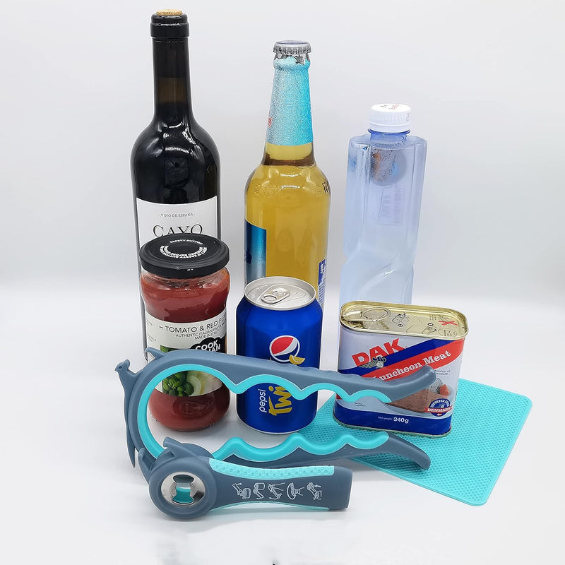 Glasöffner | 5-in-1 Praktisch Vielseitig Langlebig Anti-Rutsch Griff-Luzern Mode