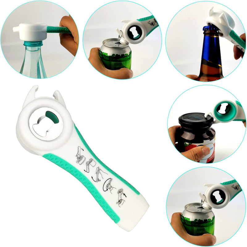 Glasöffner | 5-in-1 Praktisch Vielseitig Langlebig Anti-Rutsch Griff-Luzern Mode