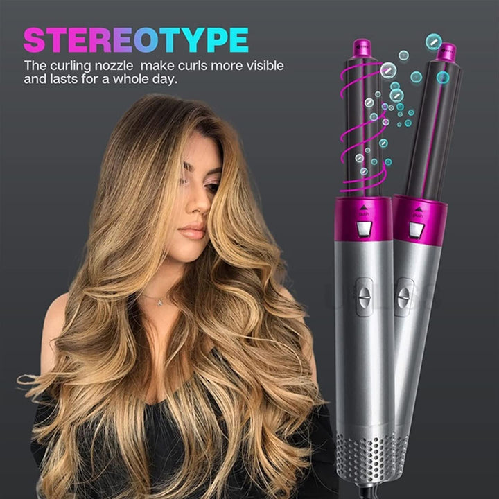 Föhnbürste | Heißluft | 5-in-1 | Kompakt | Leistungsstark | Einstellbar-Luzern Mode
