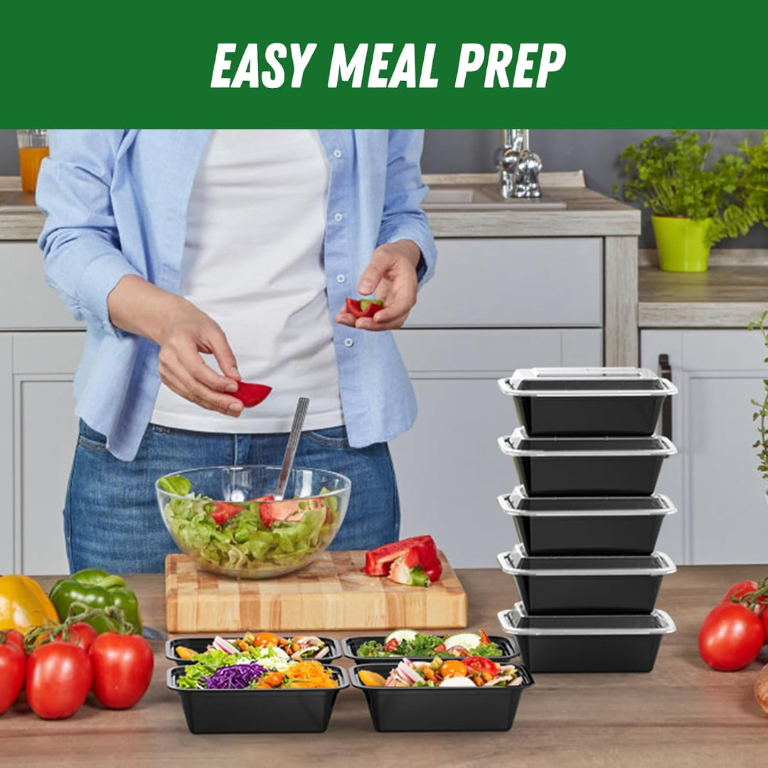 Meal-Prep-Behälter-Set | 50-teilig | Langlebig | Vielseitig | 700 ml | Wiederverwendbar-Luzern Mode