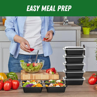 Meal-Prep-Behälter-Set | 50-teilig | Langlebig | Vielseitig | 700 ml | Wiederverwendbar-Luzern Mode