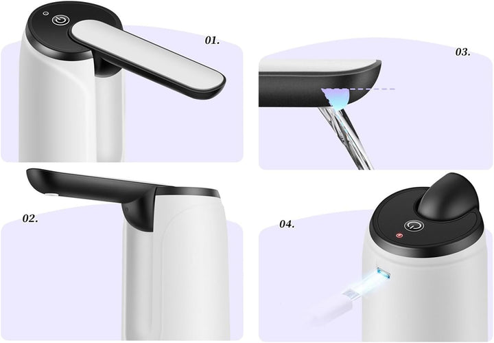 Tragbarer USB-aufladbarer Wasserspender – Hydravo (1+1 GRATIS)