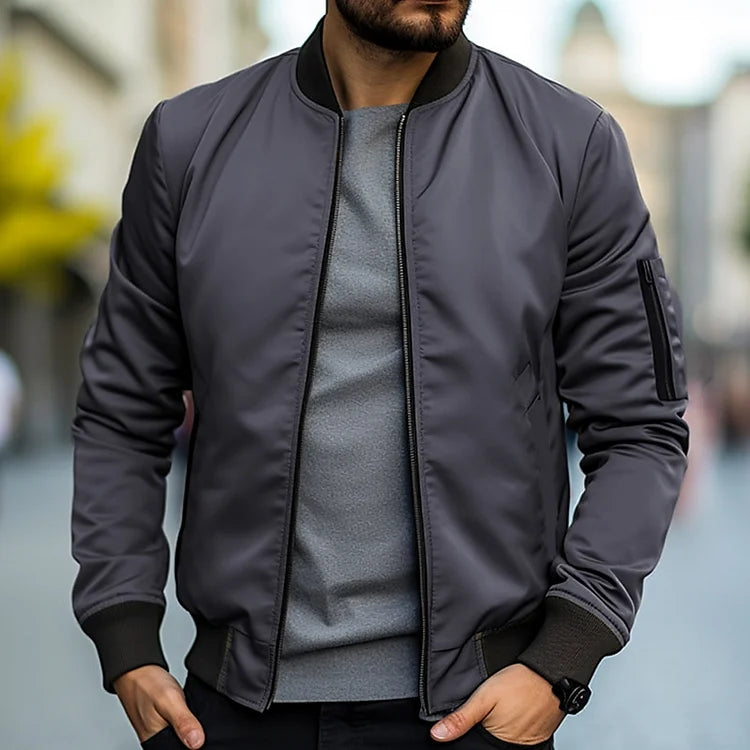 Herren Bomberjacke mit Armtasche – Jaron Herbstedition