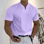 Atmungsaktives Herren Fitnessshirt mit V-Ausschnitt – Timo