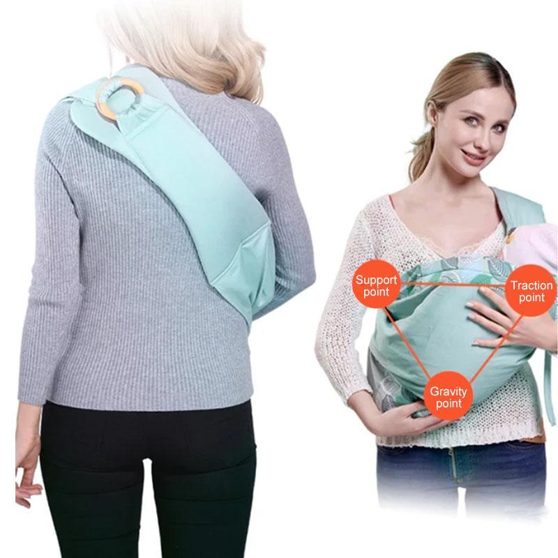 Multifunktionale Babytrage mit Stillfunktion aus Baumwolle – 0 bis 36 Monate