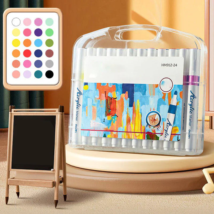 Acryl-Malstifte für Kinder und Bastelprojekte – 12 bis 48 Farben erhältlich