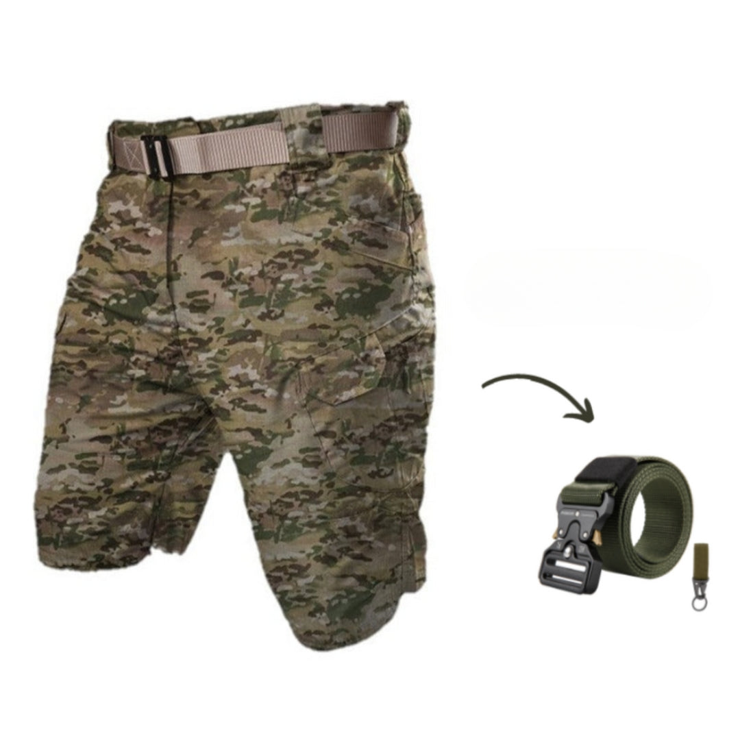 Herren Cargo-Shorts mit 7 Taschen & Gratis Gürtel – Taro