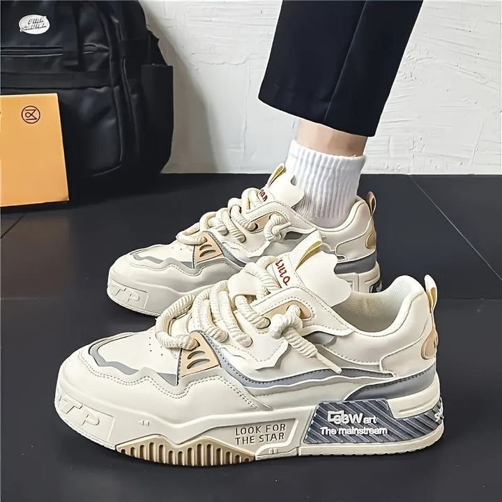 Chunky Herren Streetwear Sneaker mit Profilsohle & Komfortpolster – Kairo