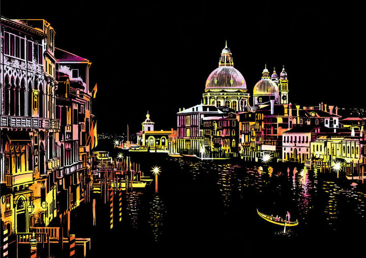 5D Krash Kunstplatte | Kreativ | Interaktiv | Einzigartig | Farbenfroh | Stadt-Venedig-Luzern Mode